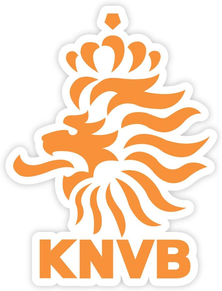 Netherlands KNVB National Football Association Team Soccer Sticker Decal 4 x 5"