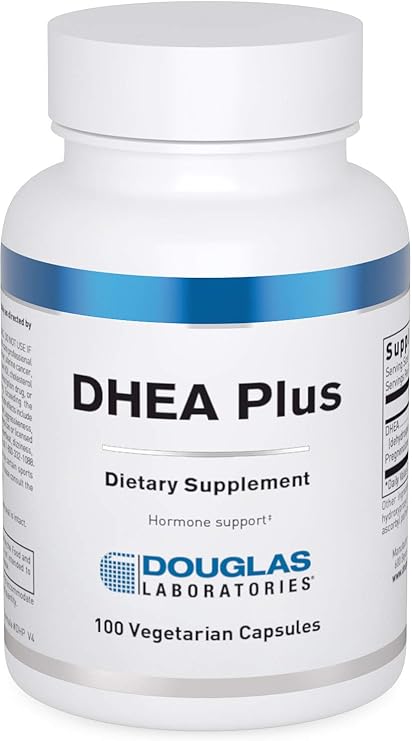 Douglas Laboratories DHEA Plus | 25 mg DHEA Plus Pregnenolone to Support Immune Health, Brain, Bones, Energy Metabolism, and Blood Lipid Metabolism* | 100 Capsules