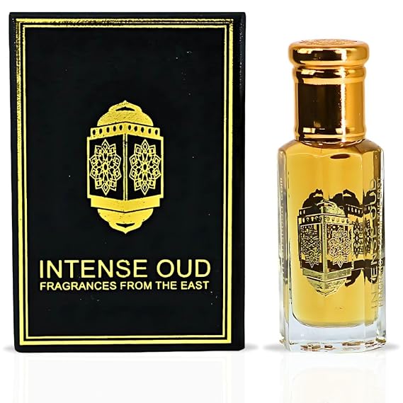 INTENSE OUD Red Tobaco Long Lasting Arabian Perfume Oils for Women 12ML (0.40 OZ) Fragrance Oil With Cinnamon, Apple & Vanilla Notes Concentrated Perfume Oil & Valentines Day Gift With Black Box