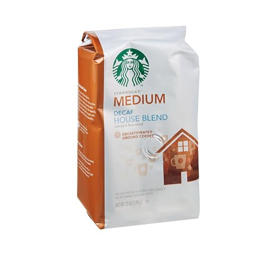 Starbucks Ground Coffee House Blend Decaf -