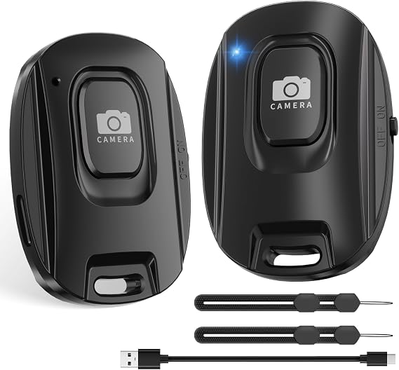 Bluetooth Camera Remote Shutter for iPhone and Android Smartphones