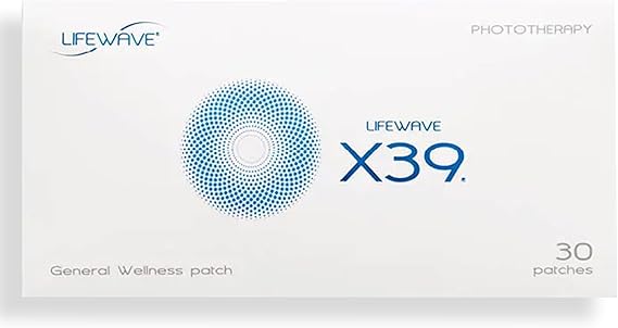 LifeWave X39 Patches - Supports Improvements of Strength and Stamina - Supports Improved Exercise Performance - No Drugs or Stimulants - Innovative Patch Technology for Enhanced Wellness - 30 Patches