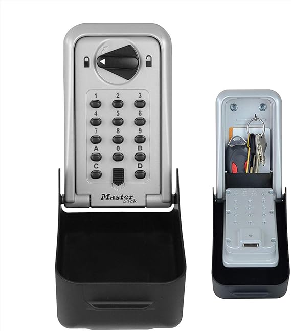 MASTER LOCK Certified Key Case [Extra Large] [Wall Mounted] [Air Condition Resistant] - 5426EURD-Extra High Security Key Secure