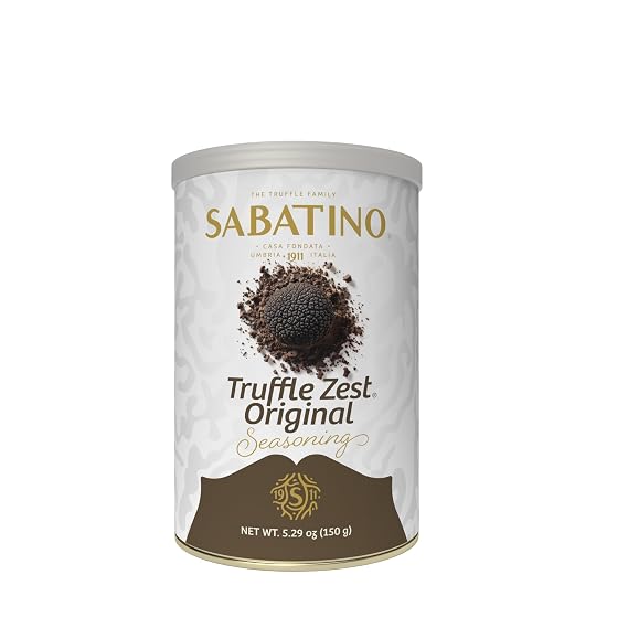 Sabatino Tartufi Truffle Zest Seasoning, The Original All Purpose Gourmet Truffle Powder, Plant Based, Vegan and Vegetarian Friendly, Low Carb, 1.76