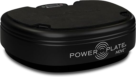 Power Plate Move Vibration Plate Machine - Professional Whole Body Vibration Platform for Home Gym, Weight Loss & Recovery - Compact Design with PrecisionWave Technology, 6 Modes & 300lb Capacity