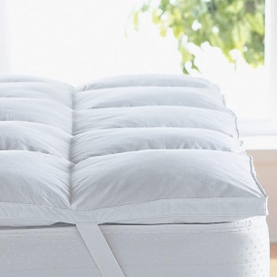Home Sweet Home Dreams Thick Hypoallergenic Down Alternative Bed Mattress Topper, 2"" H, Double/Full, White