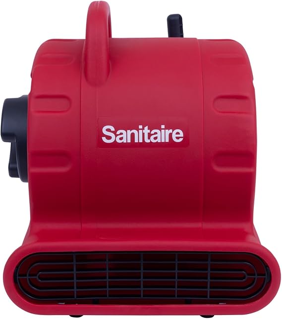 Sanitaire DRY TIME AirMover 6050 Series, 4.5 amp motor, 12 Horsepower, 25-foot cord, Air Mover Carpet Dryer Blower Floor Fan