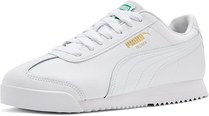 Puma Men's Roma, 24-Standard-Puma White-Archive Green, 10