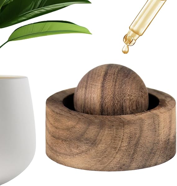 Esenntial Oil Diffuser - Natural Wood Aromatherapy Diffuser & Humidifier,ultrasonic Quiet Mist with Auto Shut-Off | 7 Led Lights, 4 Timer Settings,scented for Home