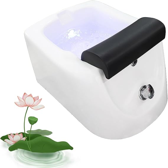 Pedicure Bowl, Footsie Bath Pedicure spa, Portable Foot Spa Bathtub, Foot Bath, feet spa tub, Acrylic Pedicure Chair Shampoo Sink, Sink Spa Foot Shower Wash Salon, Massage Foot