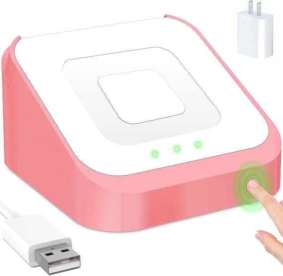 Dock Compatible with Square Reader 2nd Generation, Holder Stand for Square Card Reader 2nd Gen., with Smart Anti-Sleep Button Anti-Slip Base (Cable & Wall Charger Included, No Machine, 2packs