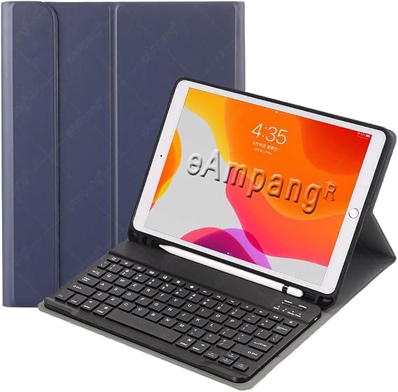 UnDePlus Samsung Galaxy Tab S10 FE+ Plus 13.1inç ile uyumlu Kılıf Kablosuz Klavyeli Case Mobax Türkçe X620 X626 Lacivert