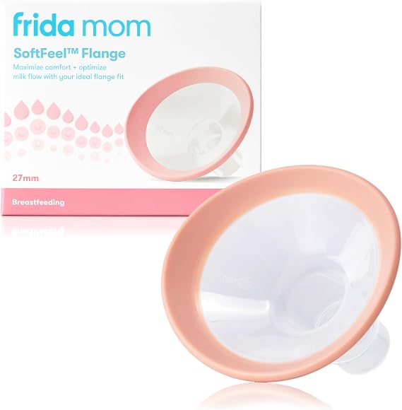 2-in-1 Manual + Silicone Suction Breast Pump SoftFeel Flange 27mm