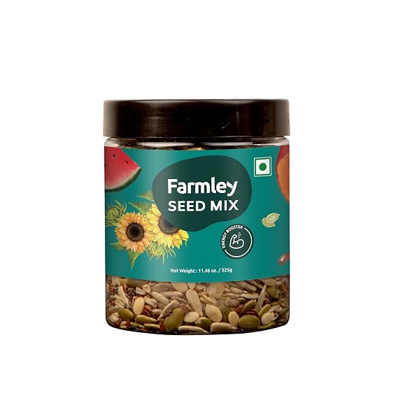 Farmley Raw Superfood Seed Mix | Healthy Superfood Gut Supplement | Premium Blend for Healthy Body | 325 g (11.46 oz)