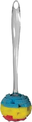 Casabella, PlumLimeOrange Multicolor Clear Sponge Brush, 1 EA