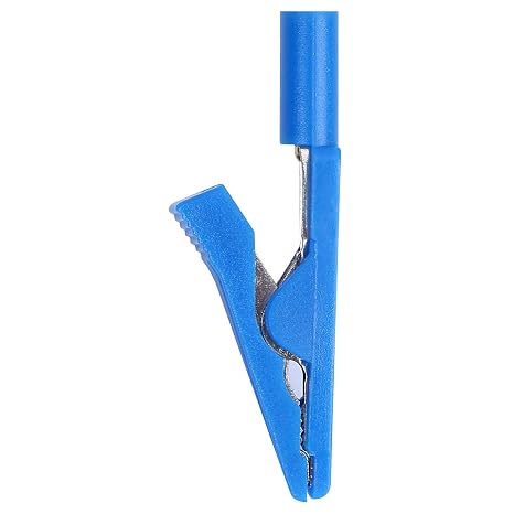 stonylab Gator Clip for Electrode Holder, Simple Designed Nickel Plated Copper Gator Clip for Electrolytic Cell Electrode