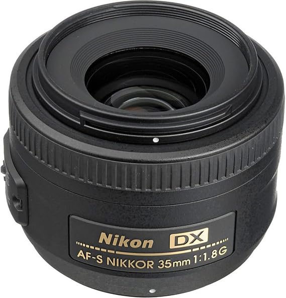 Nikon AF-S DX NIKKOR 35mm f/1.8G Lens with Auto Focus for Nikon DSLR Cameras, 2183, Black | Auto Focus for DSLR Cameras, 2183