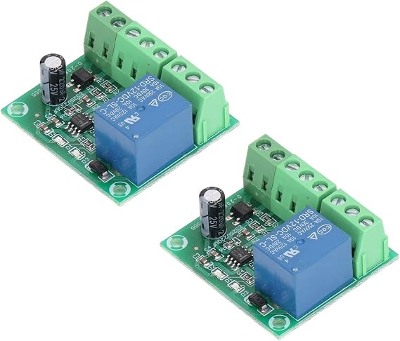 2Pcs Water Level Controller, Liquid Level Sensor Switch for Pump Tank Automation, 12V Relay Control