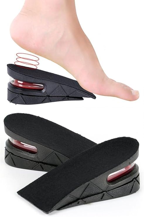 5 cm Boy Uzatıcı Tabanlık, Ayakkabı İçi Topuk Yükseltici, Hava Yastıklı Gizli Ayak Tabanlığı