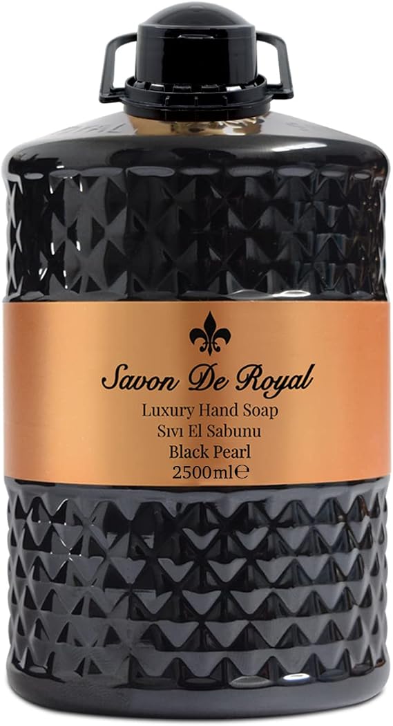 Savon de Royal Luxury Vegan Sıvı Sabun Black Pearl 2500 ml 1 Paket (1 x 2500 ml)