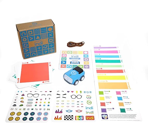Sphero indi: Screenless Introductory STEM Robot Toy for Kids 4+ Design & Build Custom Mazes - Problem Solve Like an Engineer- Sharpen Computational Thinking Skills and Encourage Creative Expression