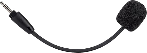 UNCLE LIGHT Replacement Game Mic for Corsair HS35 & HS45 Series Stereo Gaming Headset on PS4 PS5 Xbox One PC, 3.5mm Detachable Boom Microphone Noise Cancelling