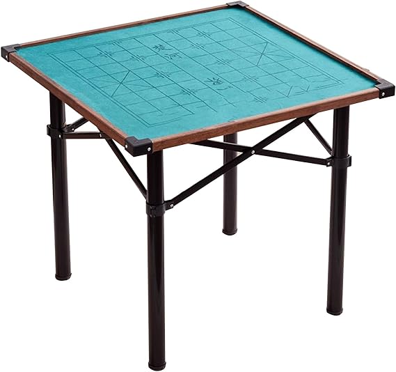 Folding Mahjong Table,Folding Game Table,Dining Table/mahjong Table 2 In 1,Mesa de Domino,4 Player Domino Card Game Table,Foldable Square Table (87cm)