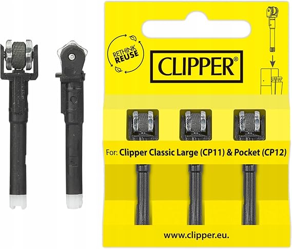 Clipper Metal Lighter Accessories - Flint Accessories Replacement Value kit