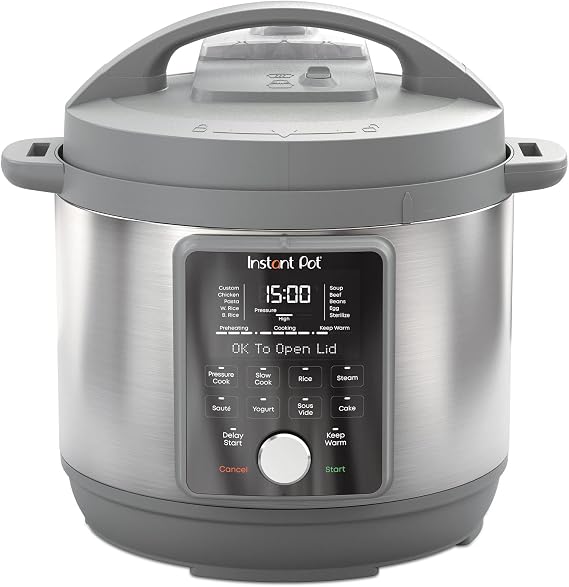 Instant Pot 6 Qt 9-in-1 Electric Pressure Cooker, WhisperQuiet