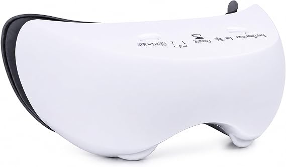 Carepeutic Eye Massager with Vibration & Heat for Relaxation | Steam Eye Massager with Heat & Vibration, 3 Modes, Adjustable Strap, Touch Controls & Auto Timer