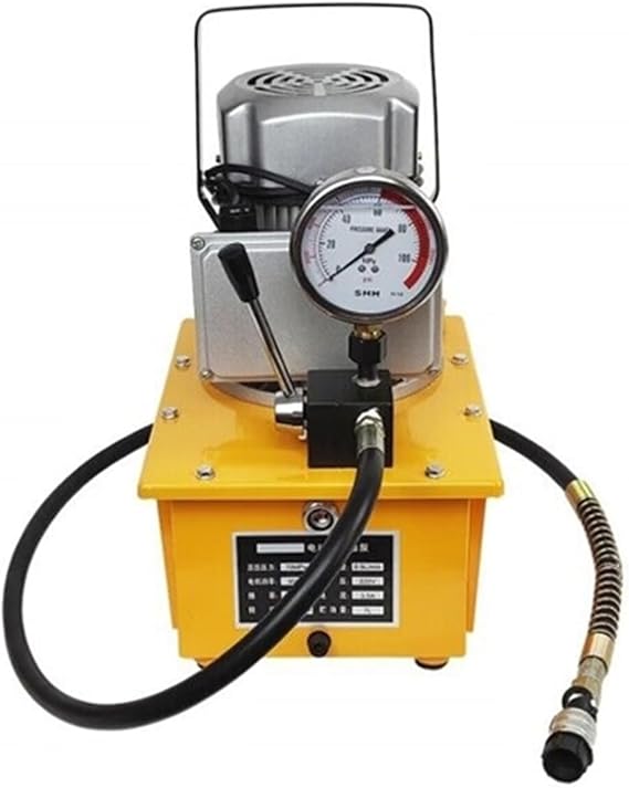 750W Hydraulic Electric Pump 110V-380V Single-Phase, 11L/min Flow, 7000 PSI, Aluminum Housing Ideal for Dump Trailers, Lifts, and Log Splitters (380, Volts)