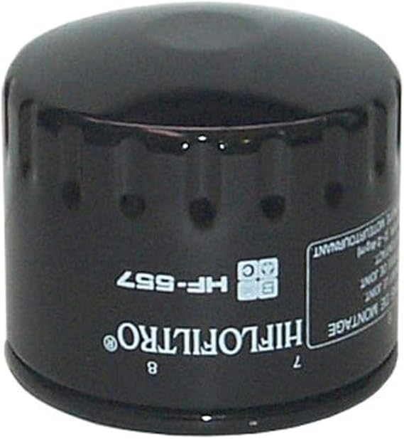 Hiflofiltro HF557 Premium Oil Filter, Regular