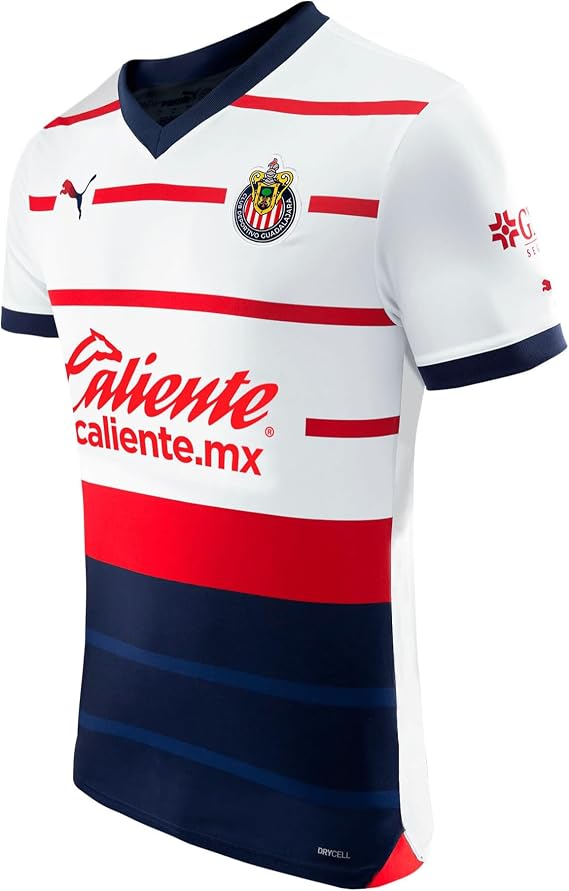 Puma Men's Soccer Chivas 23/24 Away Jersey - Classic Design, Enhanced Ventilation, Premium Quality (as1, Alpha, m, Regular, Regular)