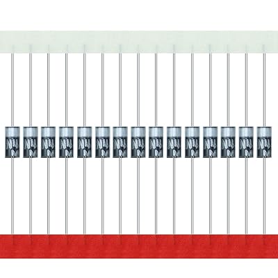 120Pcs 1N4004 Rectifier Diodes, 1A 400V DO-41 Axial Diodes, 1amp 400Volt Electronic Silicon Diodes