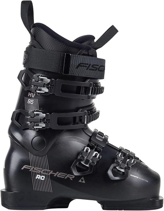 Fischer Women's Ski Boots RC 85 Flex 85 - Alpine Ski Boots Alpine Ski Boots Alpine Boots - Wide Fit Comfort Inner Shoe - Prepared Slopes - for Advanced to Good Riders