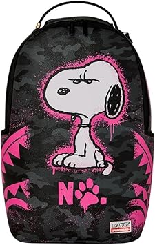 Sprayground That's a No No Backpack, 18x6x11.5 Inch, 100% PVC, Laptop Compartment, Adjustable Straps