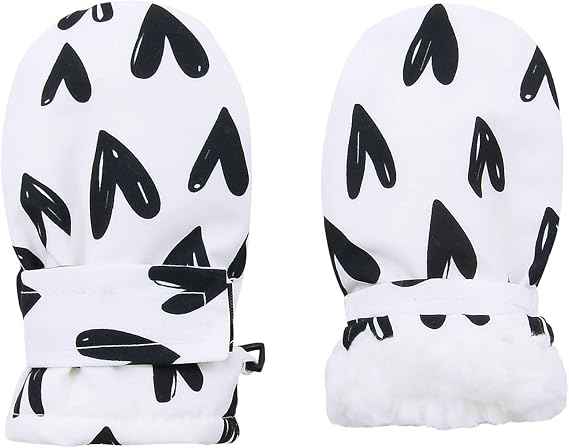 American Trends Lined Fleece Toddler Mittens Winter Warm Gloves Child Ski Waterproof Snow Baby Mittens for Boys Girls