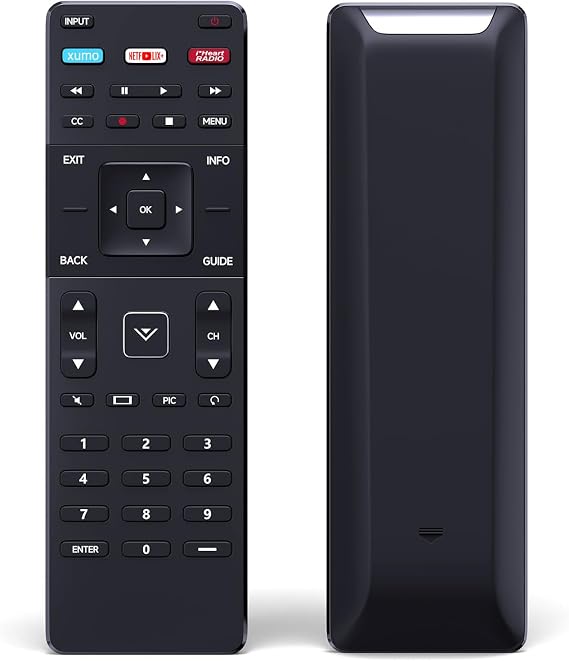 XRT122 Replacement Remote Control Compatible for Vizio Smart TV D55U-D1 D58U-D3 D60-D3 E32-C1 E32H-C1 E40-C2 E40X-C2 E43-C2 E48-C2 E50-C1 E55-C1 E65-C3 E65X-C2 E70-C