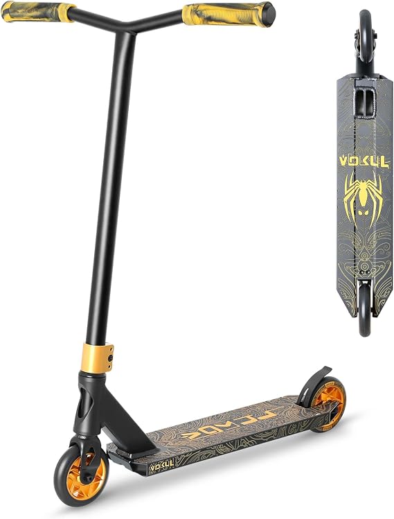 VOKUL K1 Pro トリックスクーター | スタントスクーター 8歳以上、ティーン、大人用 - 最高のエントリーレベルフリースタイルスタントスクーター 男の子、女の子向け - フリースタイルスケートパークストリートスクーター