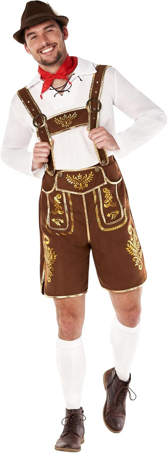 Morph Lederhosen Men Oktoberfest Outfit Mens Bavarian Costume Men October Festival Costume Mens German Fancy Dress Men