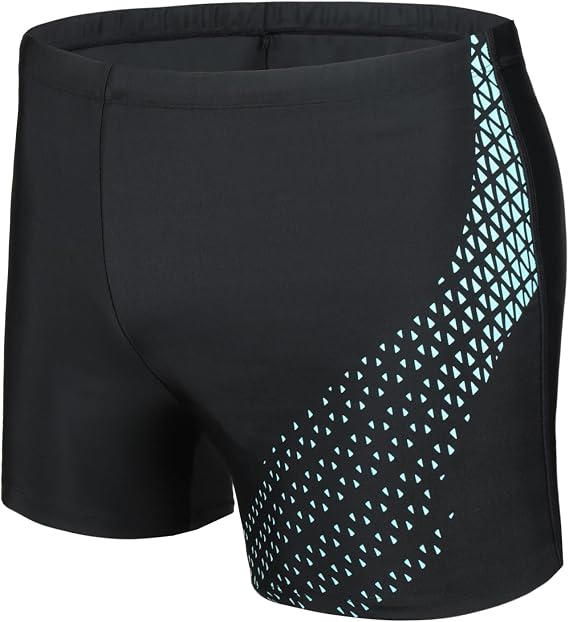 AMZSPORT Swimming Trunks Men, Quick Dry Swim Shorts Beach Board Swimwear