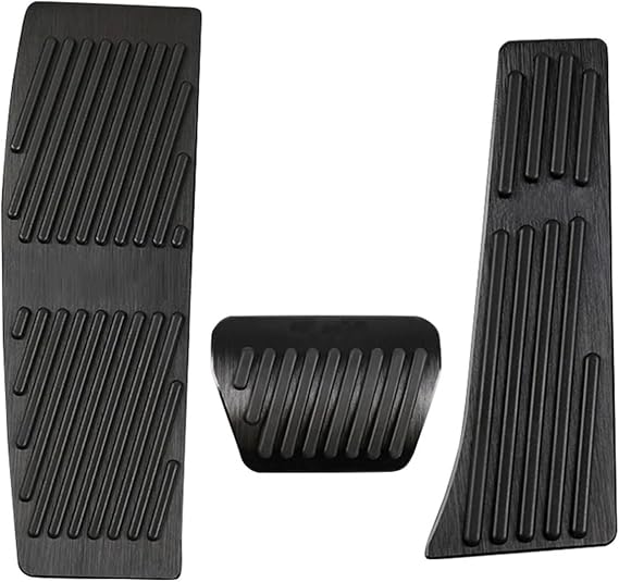 Car pedals cover Fit For BMW 1 2 4 3 Series GT F20 F21 F22 F23 F24 F30 F31 F32 F33 F34 F35 F36 F80 F82 F83 M3 Car Fuel Brake Pedal Cover Accessories Interior Parts ( Color : Rest AT 3pcs Black )