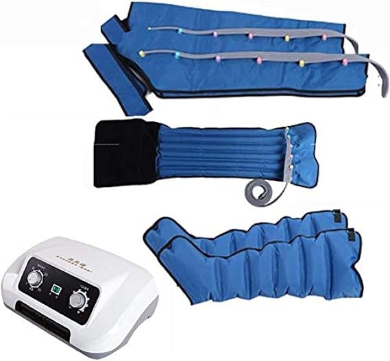 Air Compression Leg Massager - Waist, Arm, and Leg Wraps for Pain Relief and Improved Circulation - Pressotherapy Boots for Relaxation