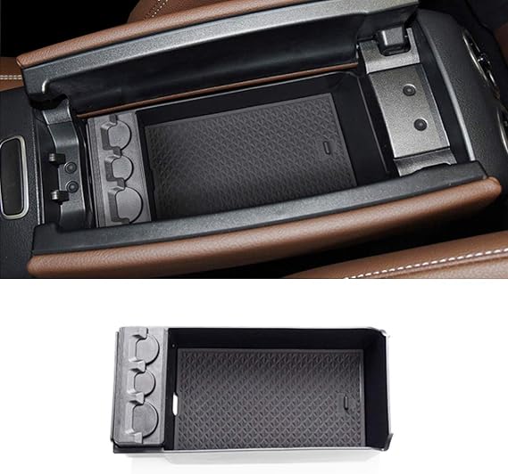 TTCR-II Center Console Organizer for Mercedes Benz A Class 2019-2025 2026 | for B Class GLB Console Organizer 2020-2026, for CLA Center Storage Tray GLA 2021-2026, for EQA EQB Middle Storage Box
