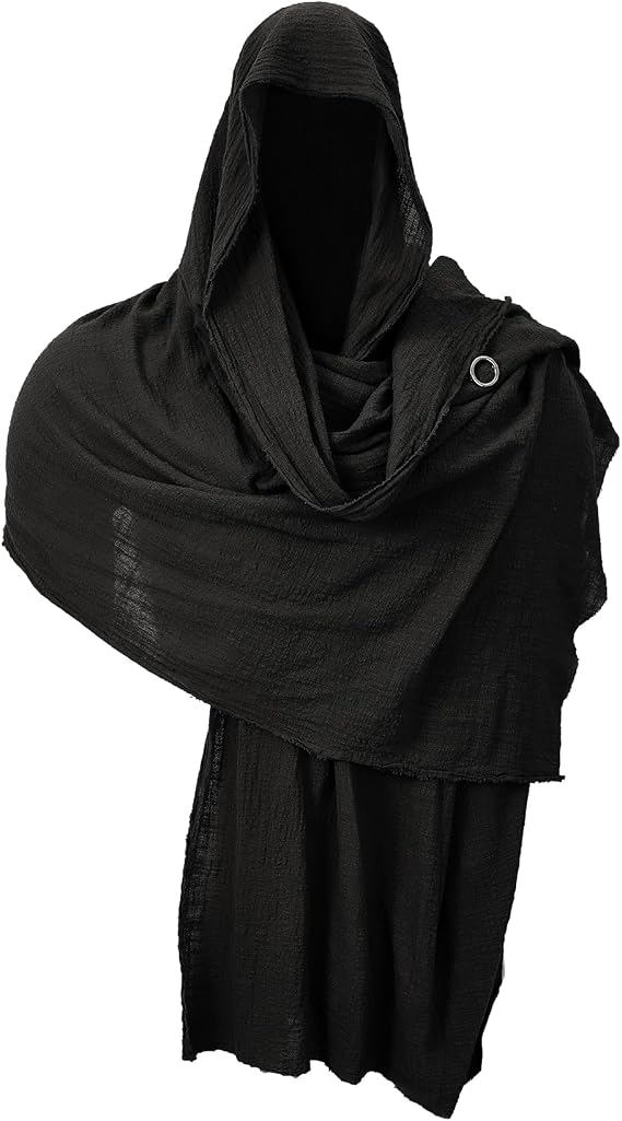 Century Star Cloak with Hood for Men, Hooded Medieval Renaissance Cape Cowl