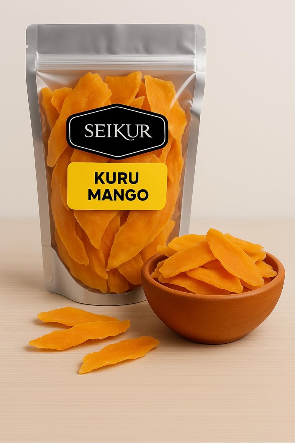 SELKUR Kuru Mango 200GR 1. KALİTE