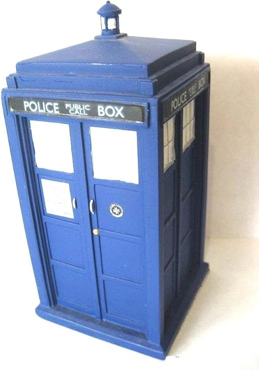 Doctor Who TARDIS Hand Painted Figurine with Collector Magazine by Eaglemoss