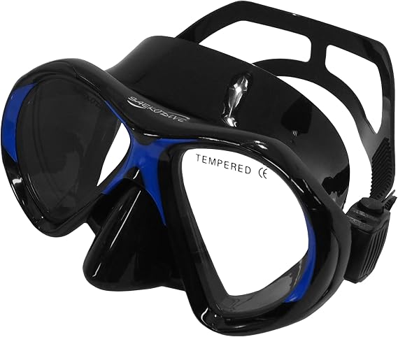 Archer Diving Mask - Anti-Fog Tempered Glass, Anti-Leak Silicone Skirt - Scuba Mask, Dive Mask, Snorkel Mask for Adults