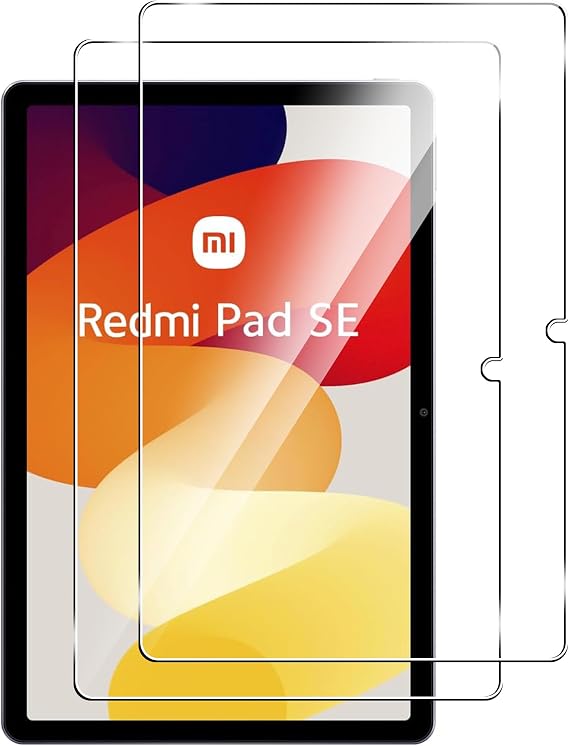 Fitudoos [ 2 Pezzi Panzerglas Schutzfolie für Xiaomi Redmi Pad SE & Xiaomi Redmi Pad 2 11 Zoll9H Härte glasklare DisplayschutzfolieAnti-Fingerprintentspiegelt Kratzfest.