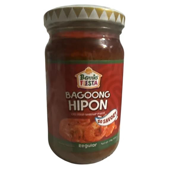 Barrio Fiesta Bagoong Hipon, Regular Shrimp Paste, 250g
